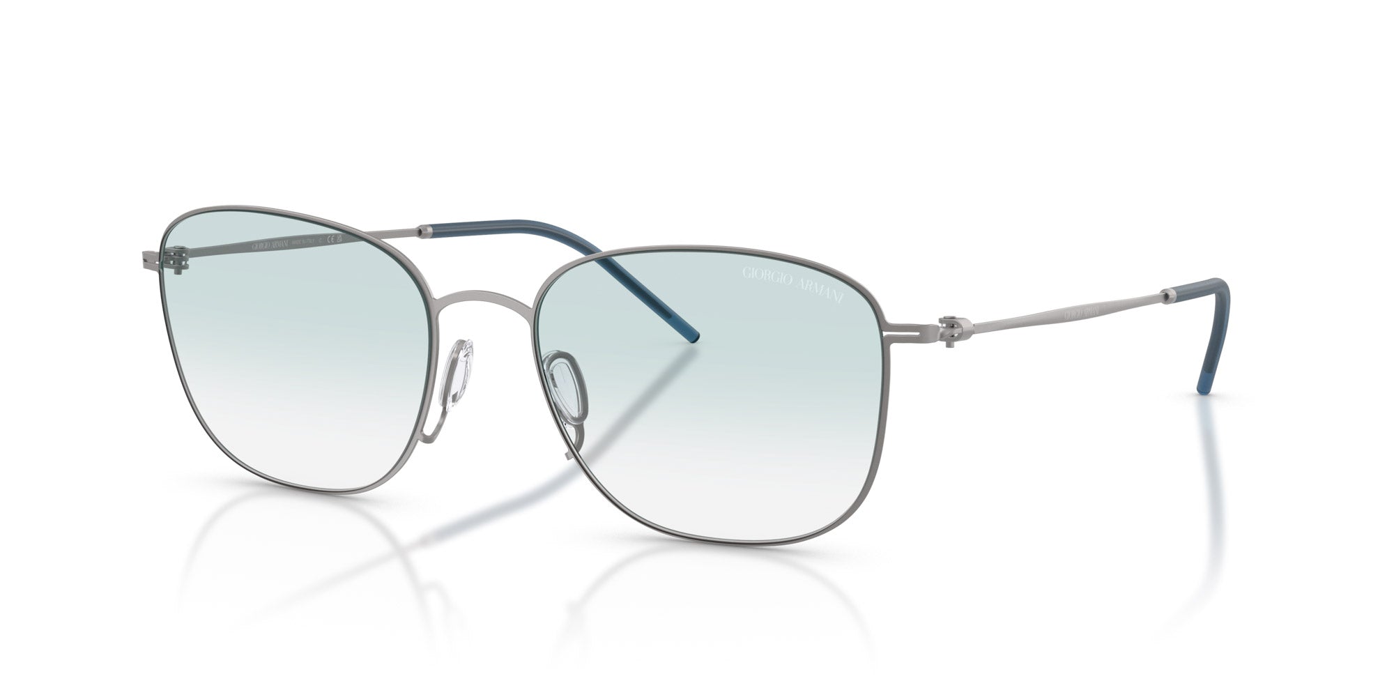 Giorgio Armani Clear Grey Sunglasses Giorgio Armani UNISEX - Sunglasses - transparent light blue  main image 2