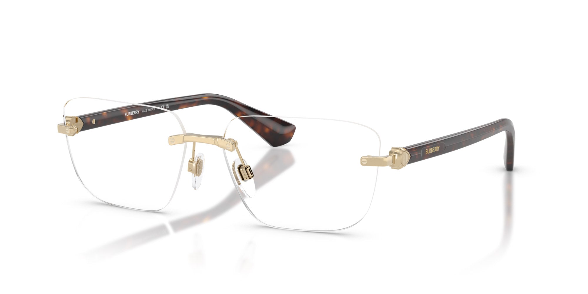 Burberry BE1392 Rectangle Glasses | Fashion Eyewear US display picture 3