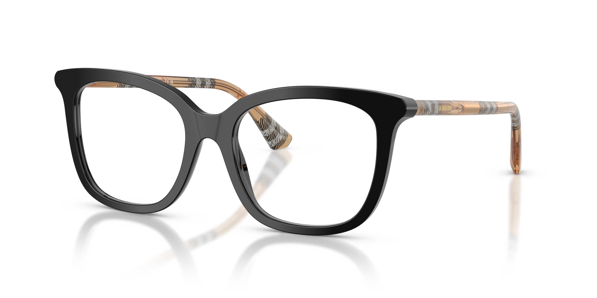 Burberry Square Crystal Prescription Glasses Burberry BE2378 ELLIS Square Eyeglasses For Men main image 3