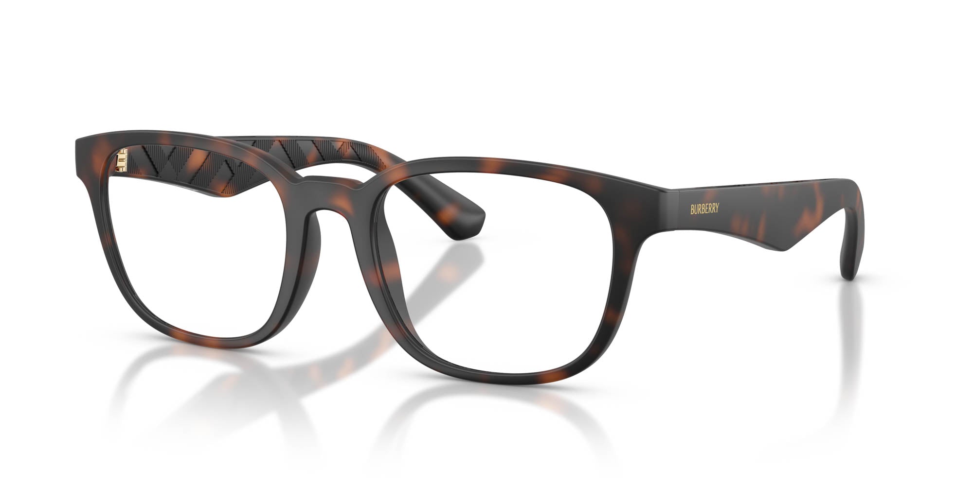 Burberry Black and Brown Eyewear Burberry BE2407 brown frame main image 2