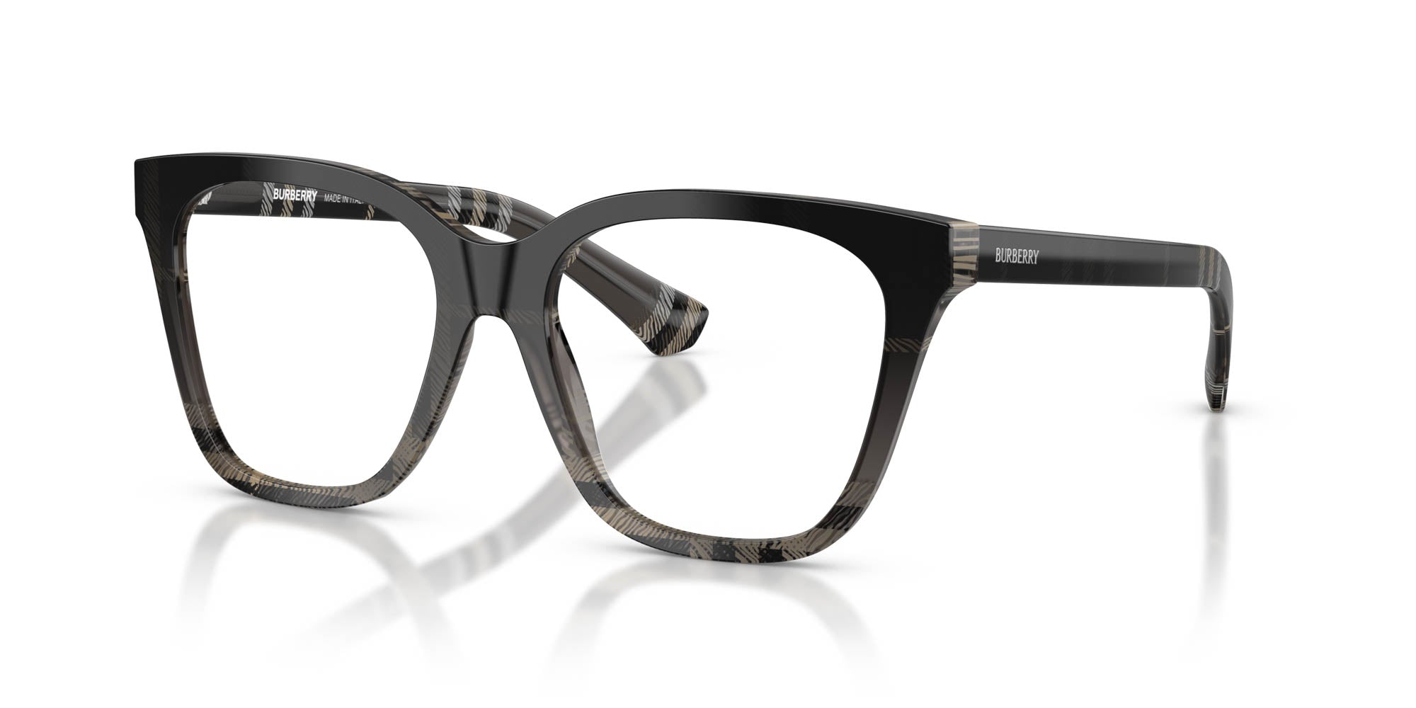 Burberry Square Crystal Prescription Glasses Burberry BE2378 ELLIS Square Eyeglasses For Men main image 2