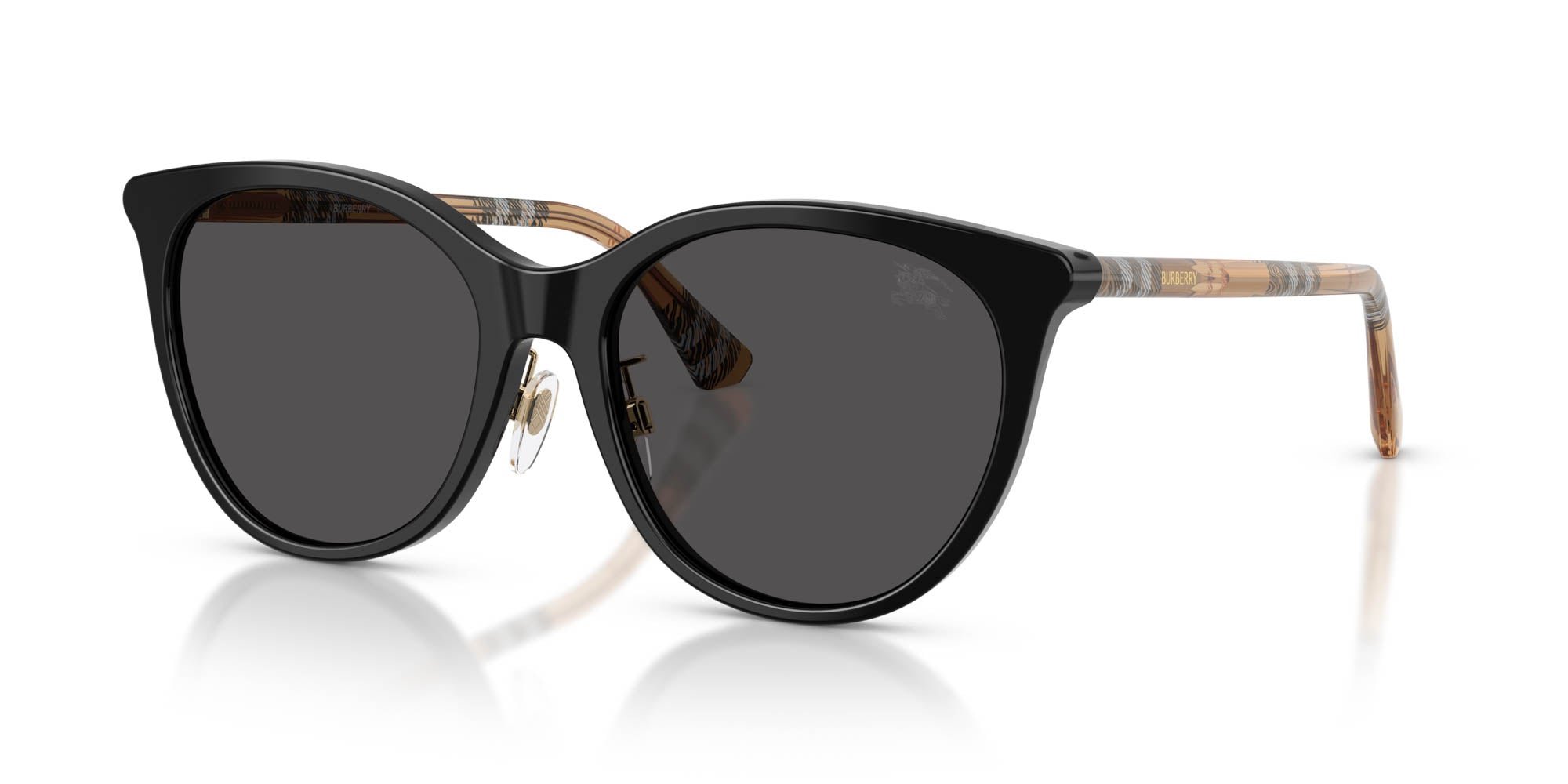 Burberry Tortoise Shell Sunglasses Burberry BE4458U 3002/73 Sunglasses - US main image 4