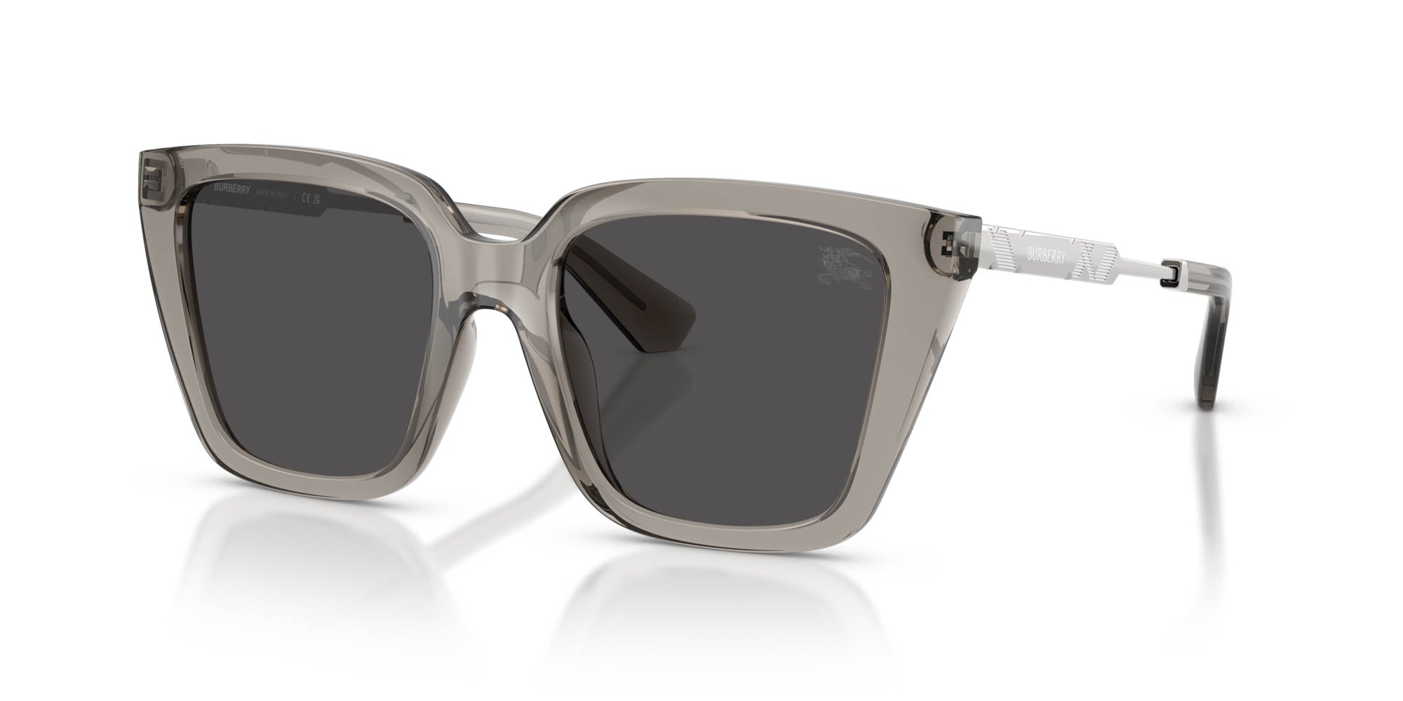 Burberry Gray Sunglasses Burberry BE3074 Sunglasses | LensCrafters main image 2