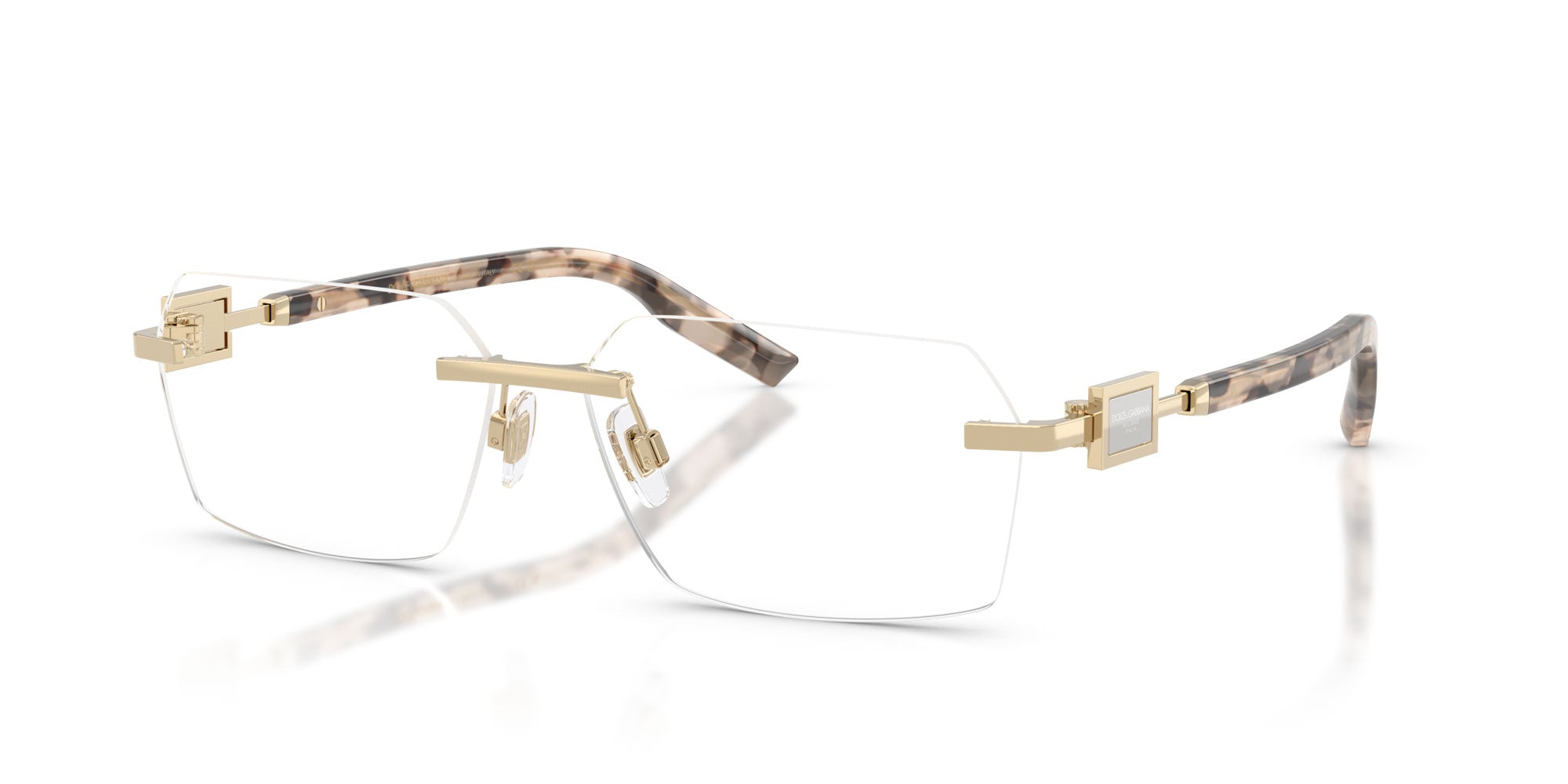 Dolce & Gabanna Taupe gold accent with grey lens Dolce & Gabbana DG2321 Sunglasses | LensCrafters main image 4