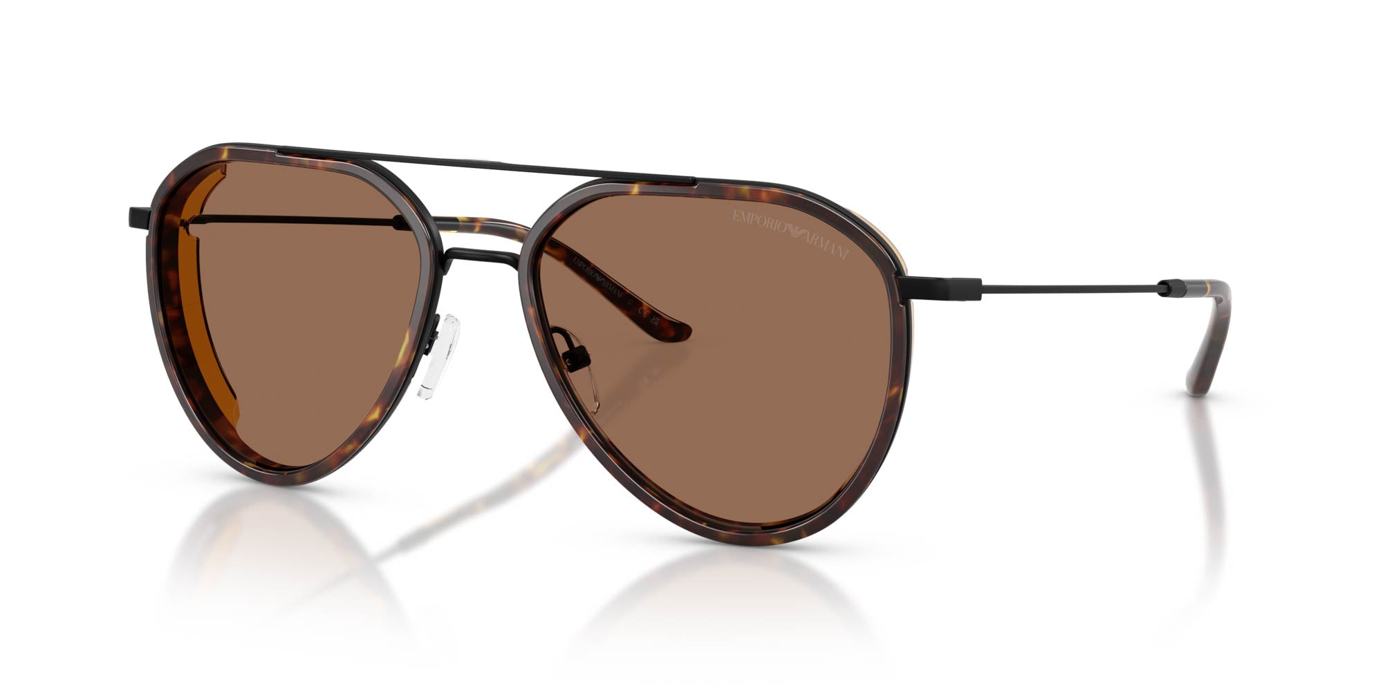 Emporio Armani EA2163 Aviator Sunglasses | Fashion Eyewear US display picture 1