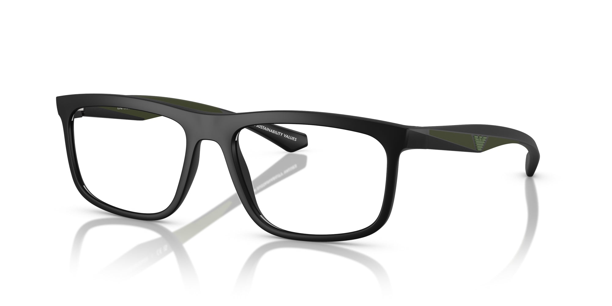 Emporio Armani EA3246 Square Glasses Fashion Eyewear