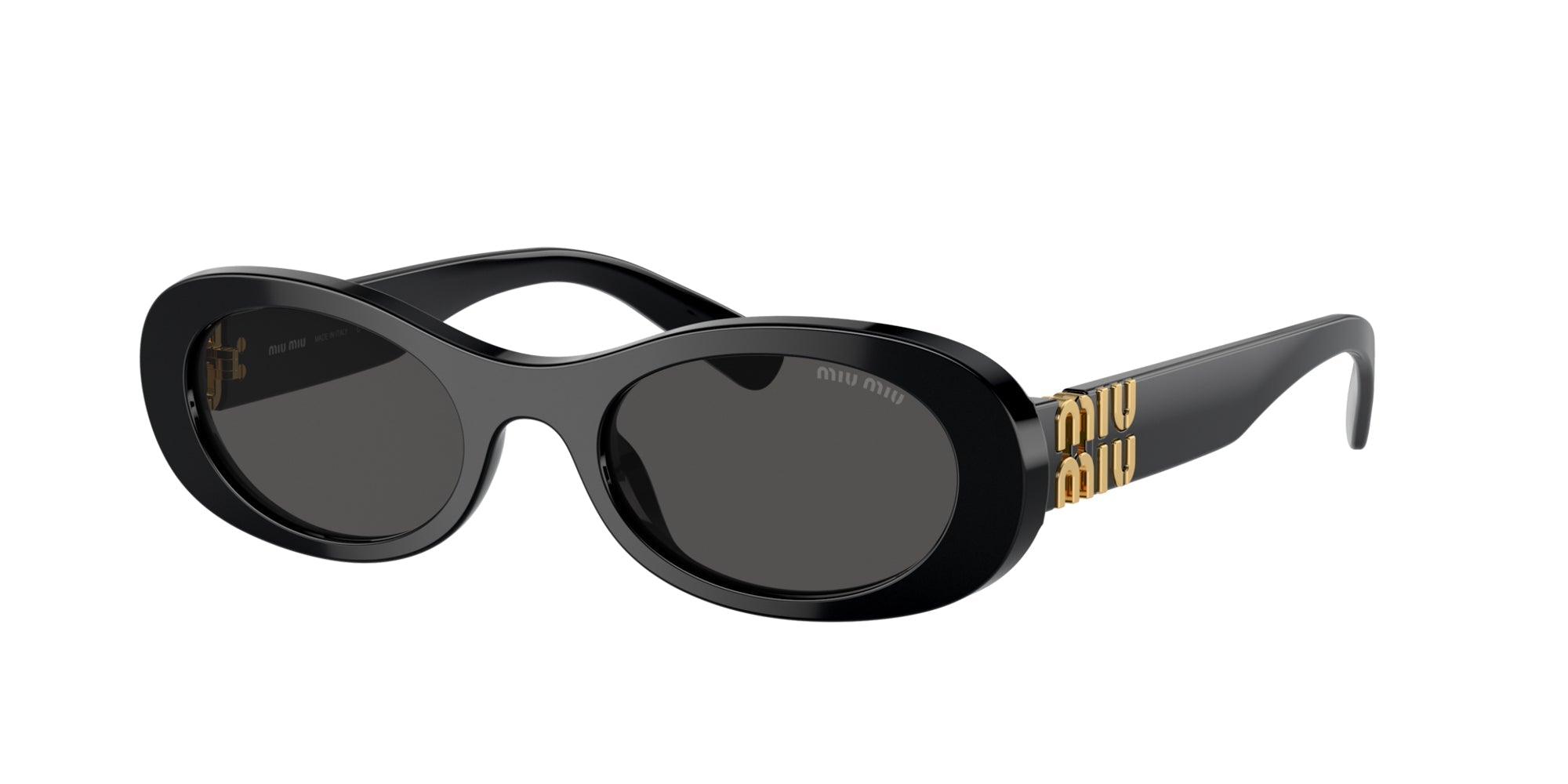 Miu Miu SMU06Z Oval Sunglasses | Fashion Eyewear US