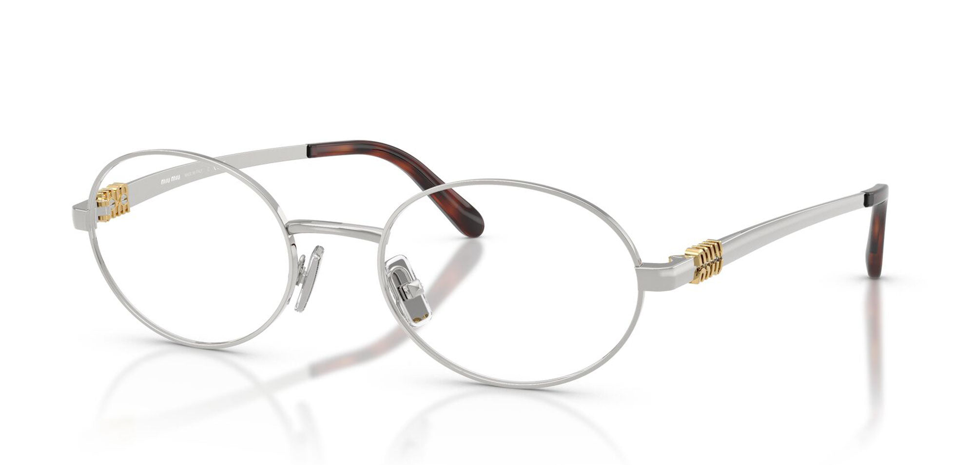 Griego M93 美品 Miu Miu VMU50Z Oval Glasses | Fashion Eyewear US