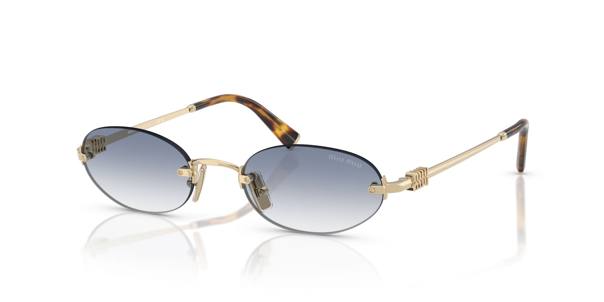 【Miu♡】 Elegance in gold, vision in clarity. 🔍 MIU MIU MU A54S