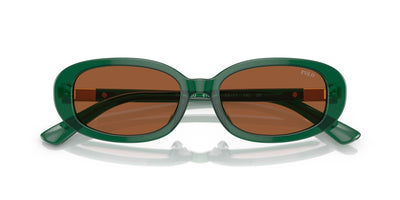 Polo Ralph Lauren PH4198U Shiny Transparent Green/Brown #colour_shiny-transparent-green-brown