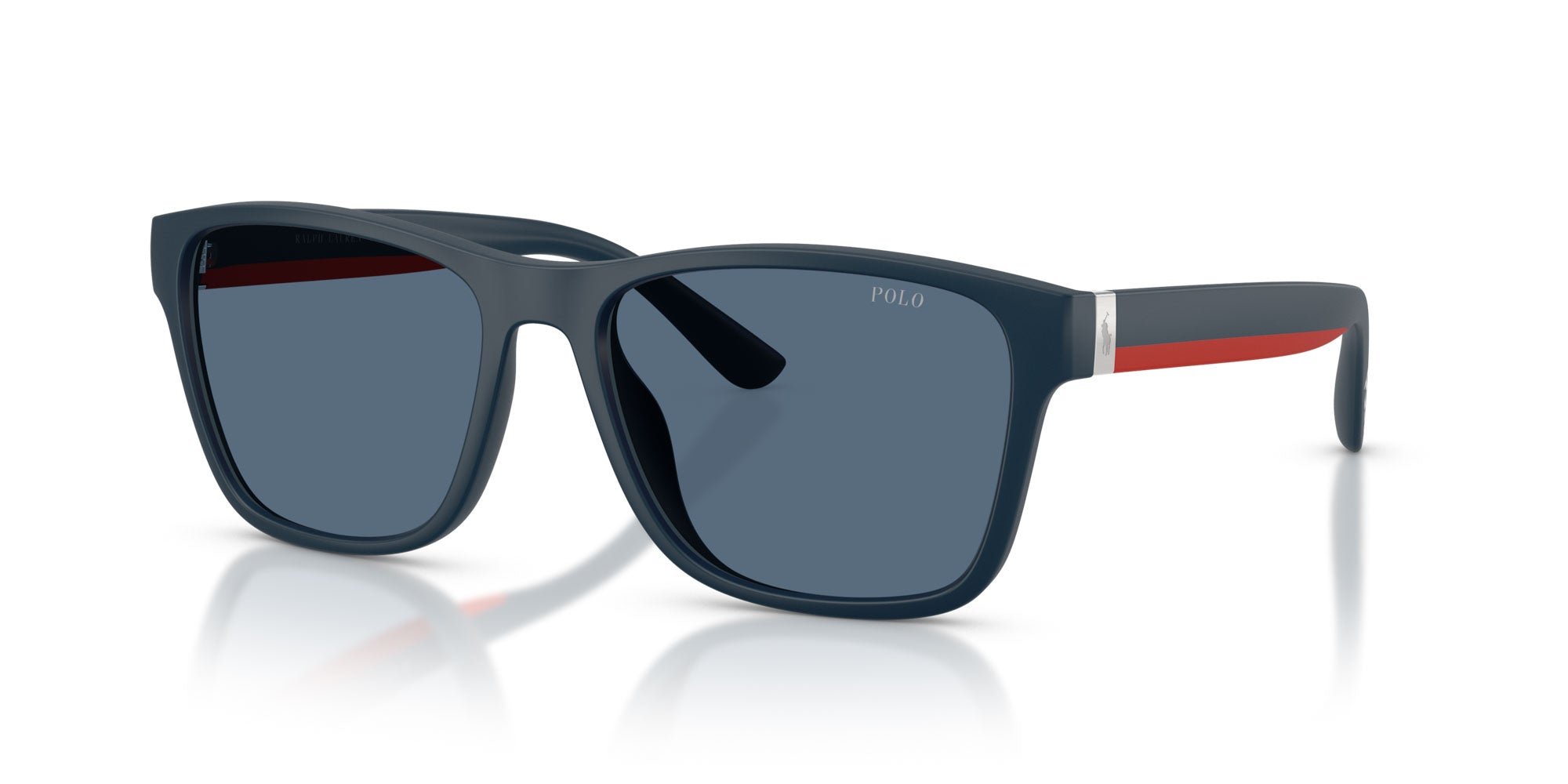 Ralph Lauren Black Sunglasses with Blue Accents Ralph by Ralph Lauren RA5298U 5001/T3 Polarised Sunglasses - US main image 4