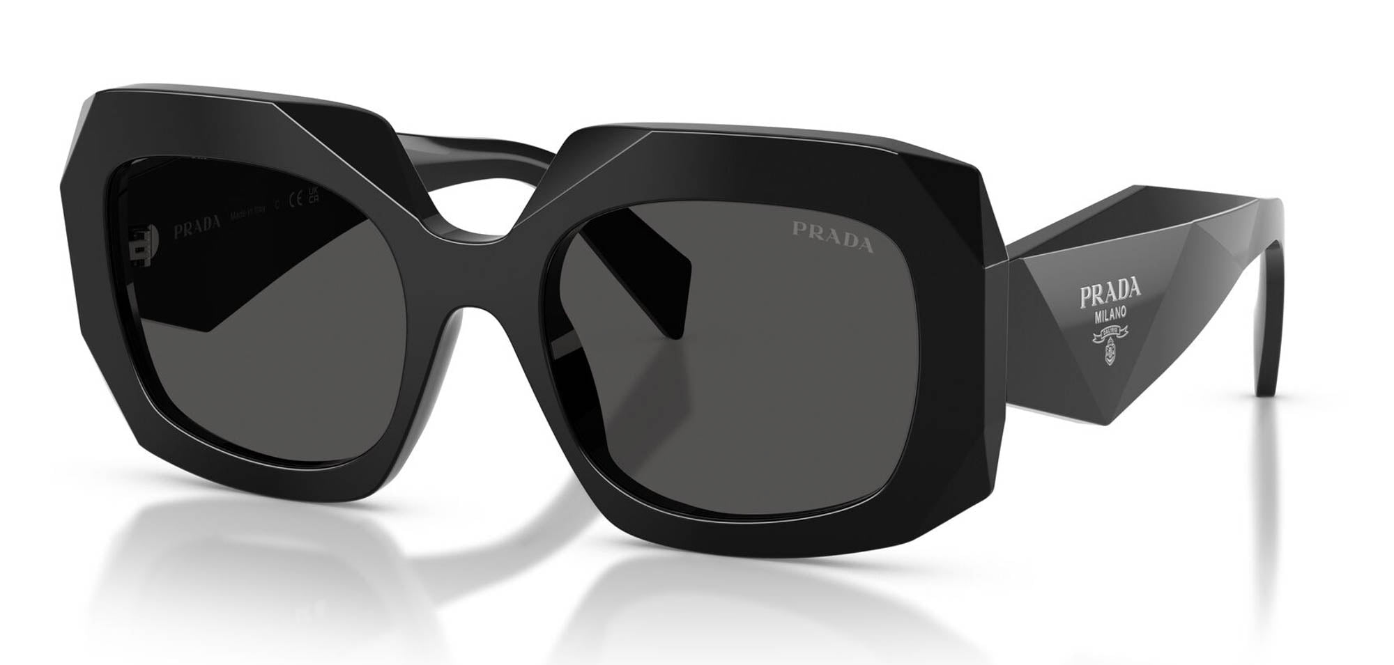 Prada SPR B23 Square Sunglasses | Fashion Eyewear US