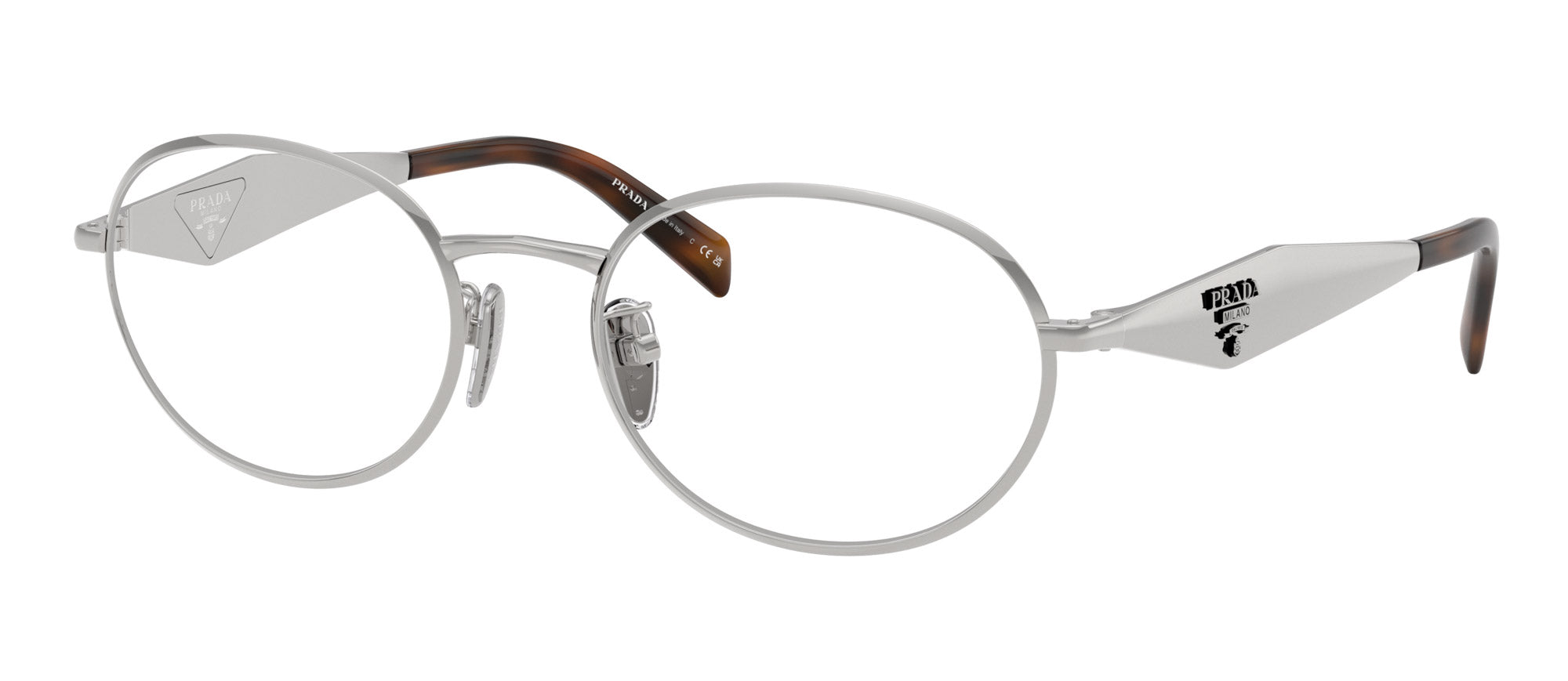 Prada VPRD53VD Oval Glasses | Fashion Eyewear US