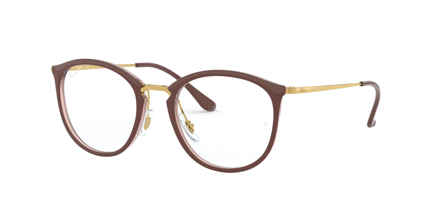 Ray-Ban RB7140 Brown on Transparent Brown #colour_brown-on-transparent-brown