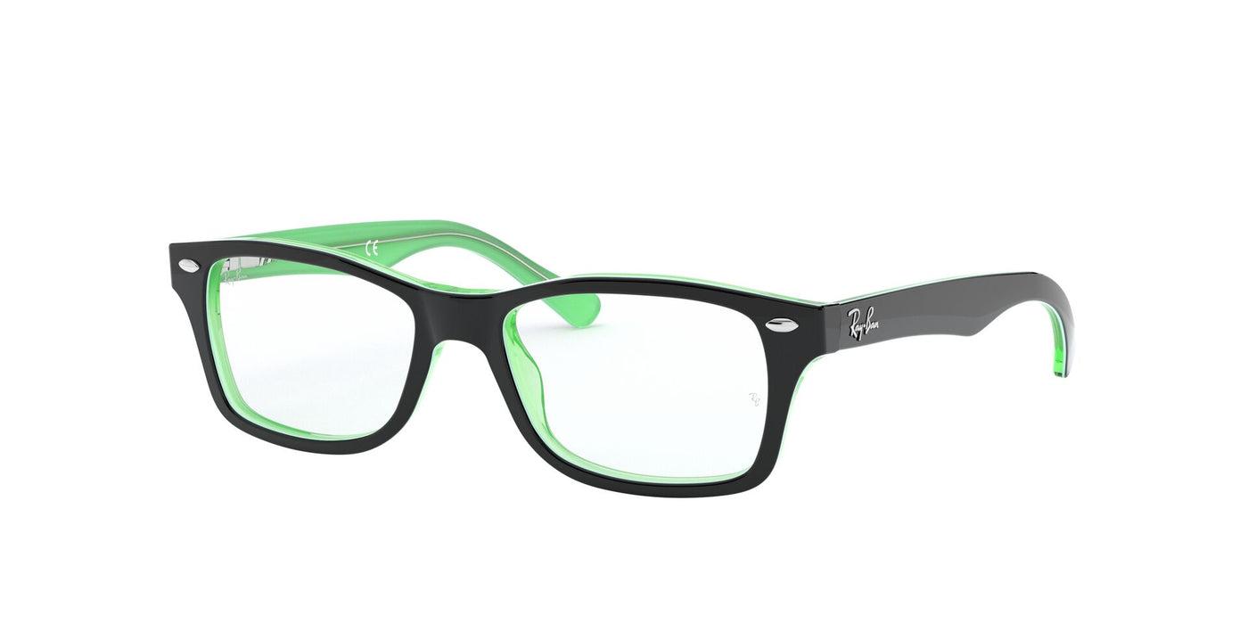 Ray-Ban Junior RB1531 Black On Green #colour_black-on-green