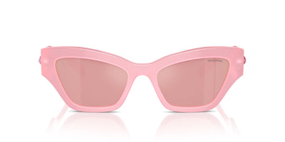 Swarovski SK6021 Milky Pink/Pink Pink Mirror #colour_milky-pink-pink-pink-mirror