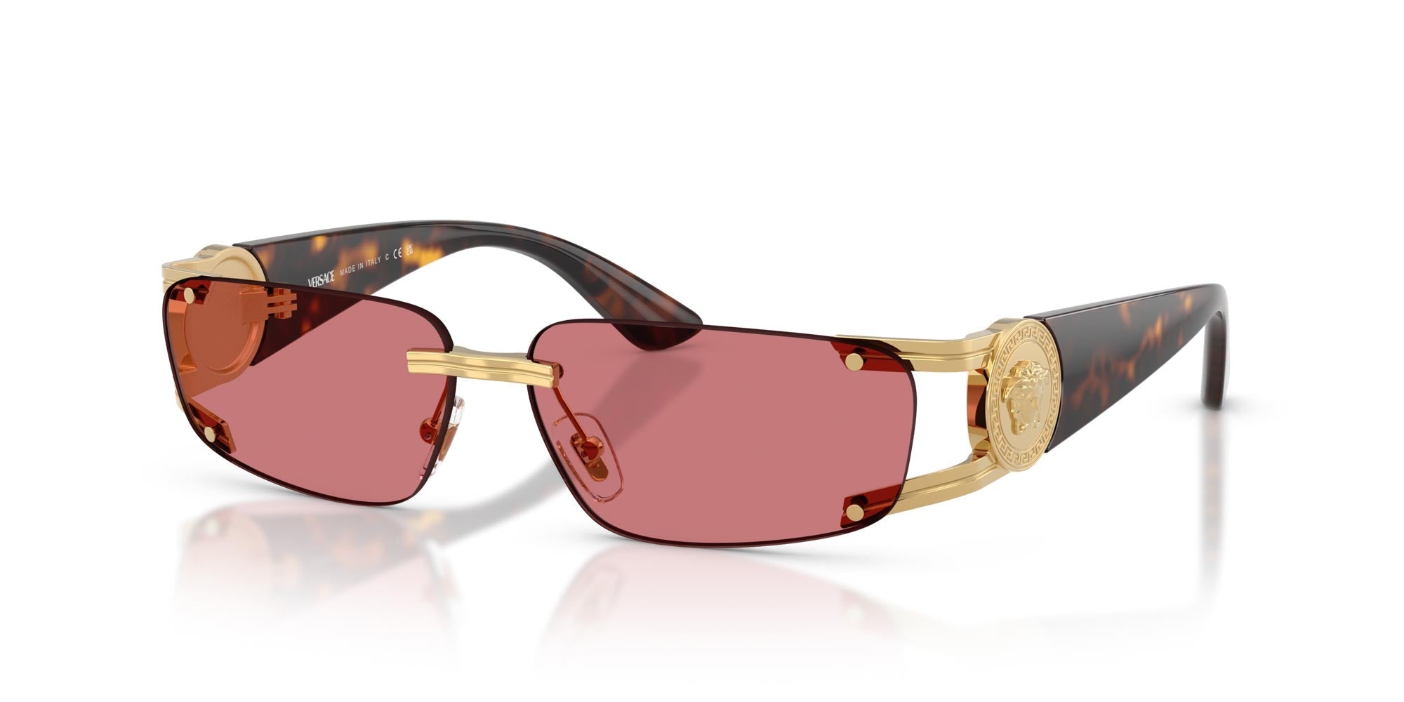 Versace VE2291 Rectangle Sunglasses | Fashion Eyewear US