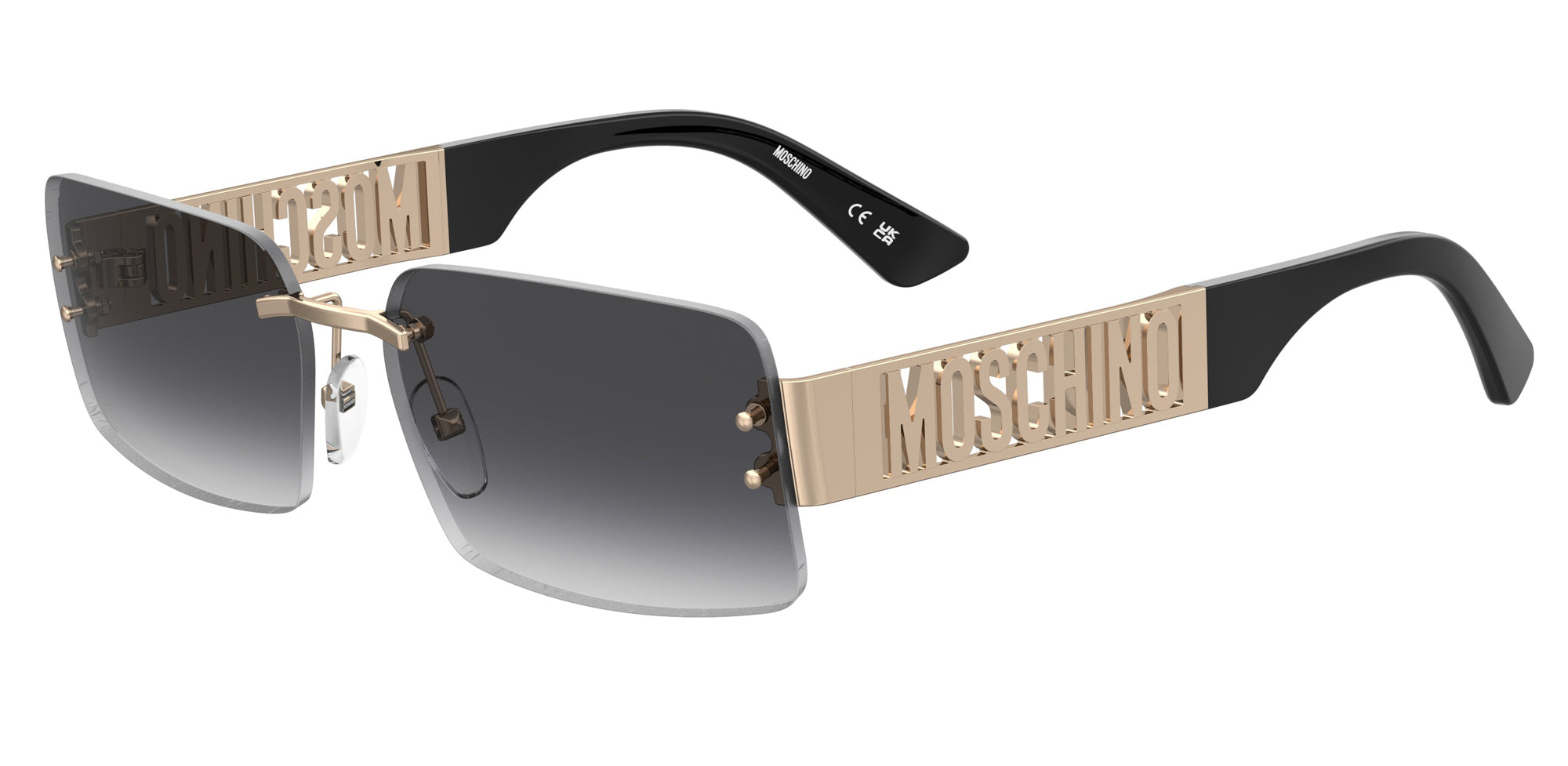 Moschino MOS169/S Rectangle Sunglasses | Fashion Eyewear