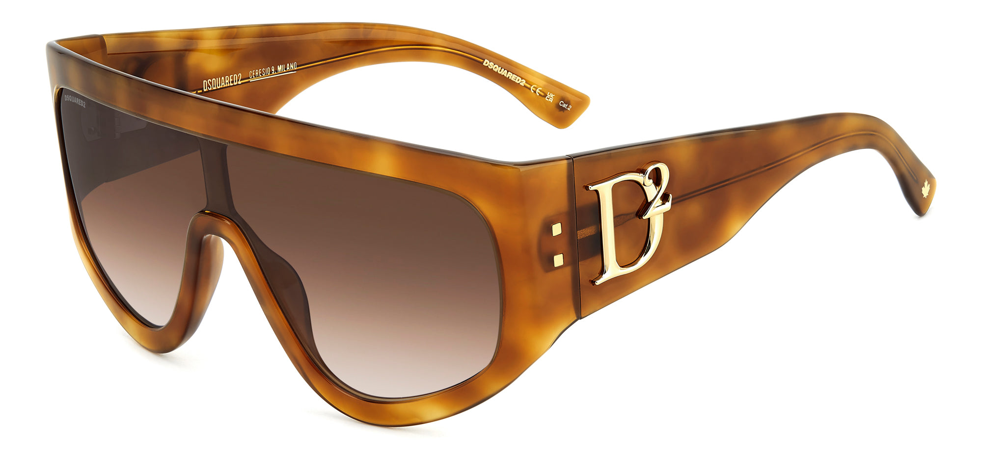DSQUARED2 D2 0149/S Shield Sunglasses | Fashion Eyewear US