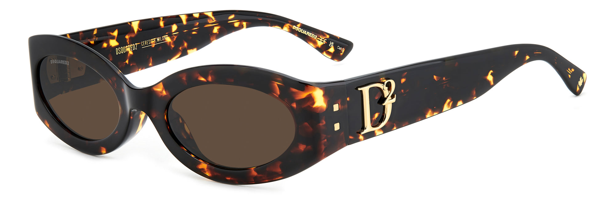 DSQUARED2 D2 0150/G/S Oval Sunglasses | Fashion Eyewear US