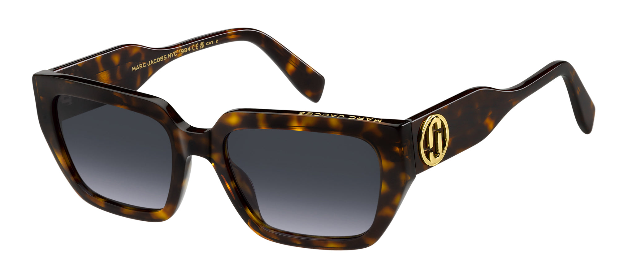 Marc By Marc Jacobs Gold and Brown Sunglasses Marc Jacobs Sunglasses MARC 633/S 001Q-HA - Best Price and  main image 2