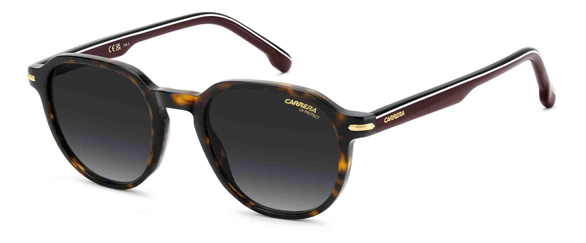 Carrera Sunglasses, New 165 Carrera Unisex Round Sunglasses CAR252 | Zenni Optical main image 2