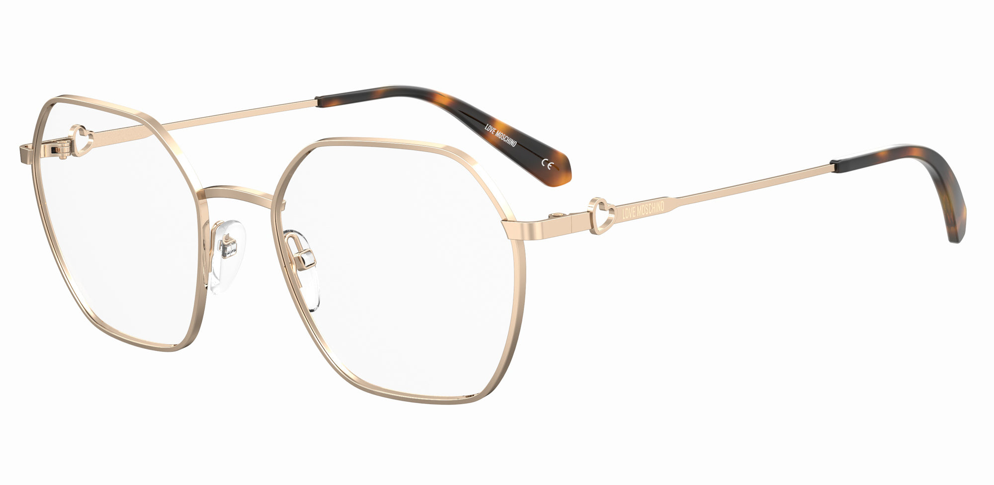 Love Moschino MOL614 Oval Glasses | Fashion Eyewear US