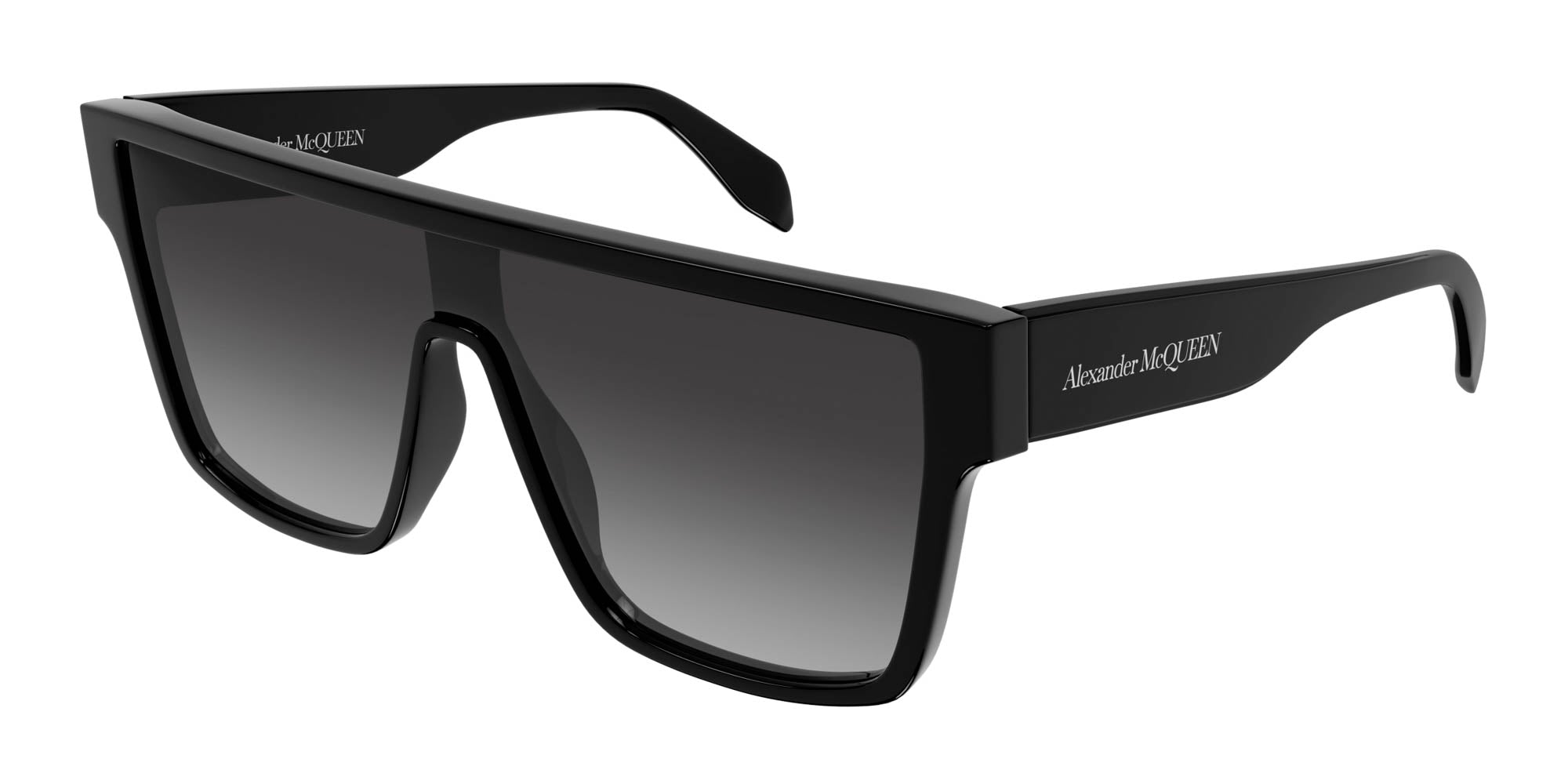 Alexander McQueen shield sunglasses Alexander McQueen® AM0447S Shield Sunglasses EuroOptica™ main image 2
