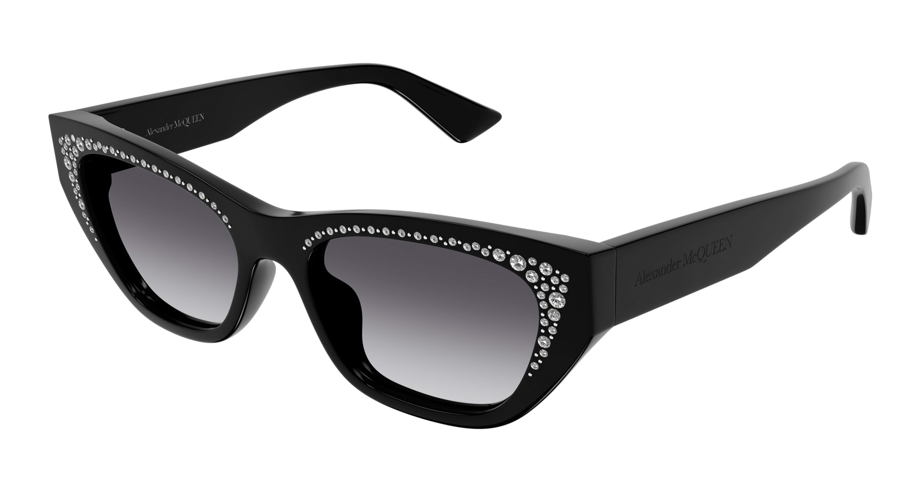 Alexander Mcqueen AM0465S Cat Eye Sunglasses | Fashion Eyewear display picture 3