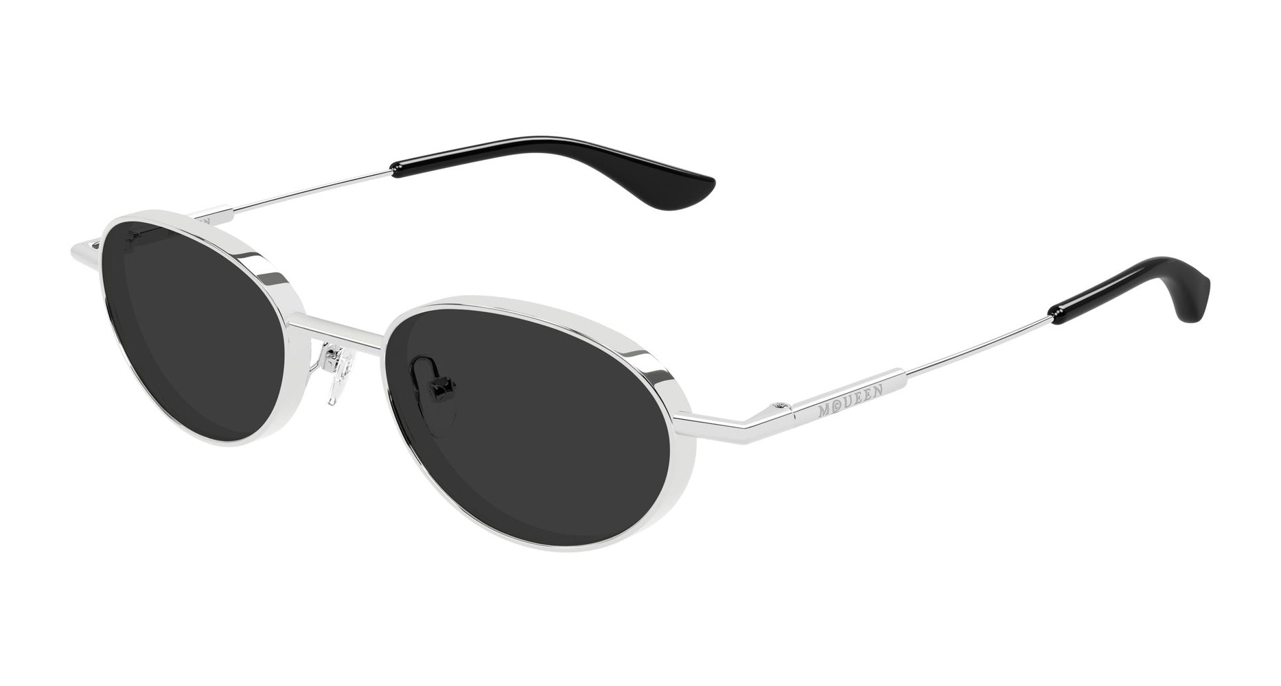 Alexander Mcqueen AM0523S Oval Sunglasses | Fashion Eyewear US display picture 3