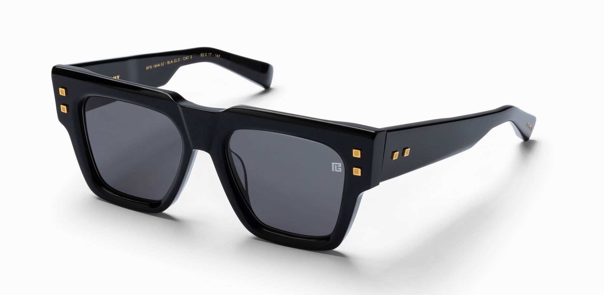 Balmain B-Army BPS164 Square Sunglasses | Fashion Eyewear US
