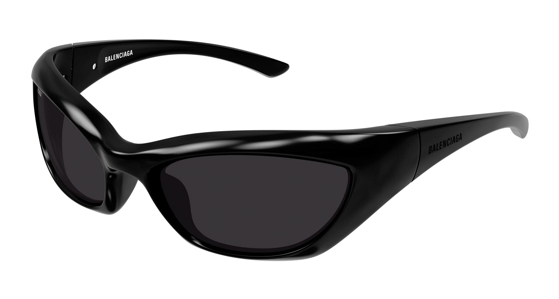 Balenciaga BB0463S Wraparound Sunglasses | Fashion Eyewear