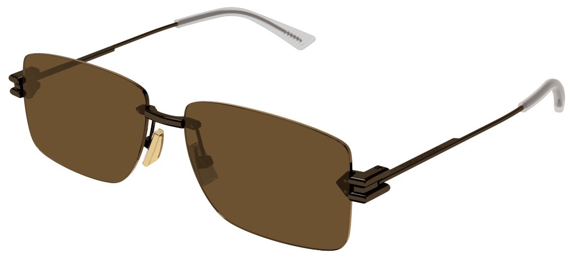 Bottega Veneta BV1126S Rectangle Sunglasses | Fashion Eyewear