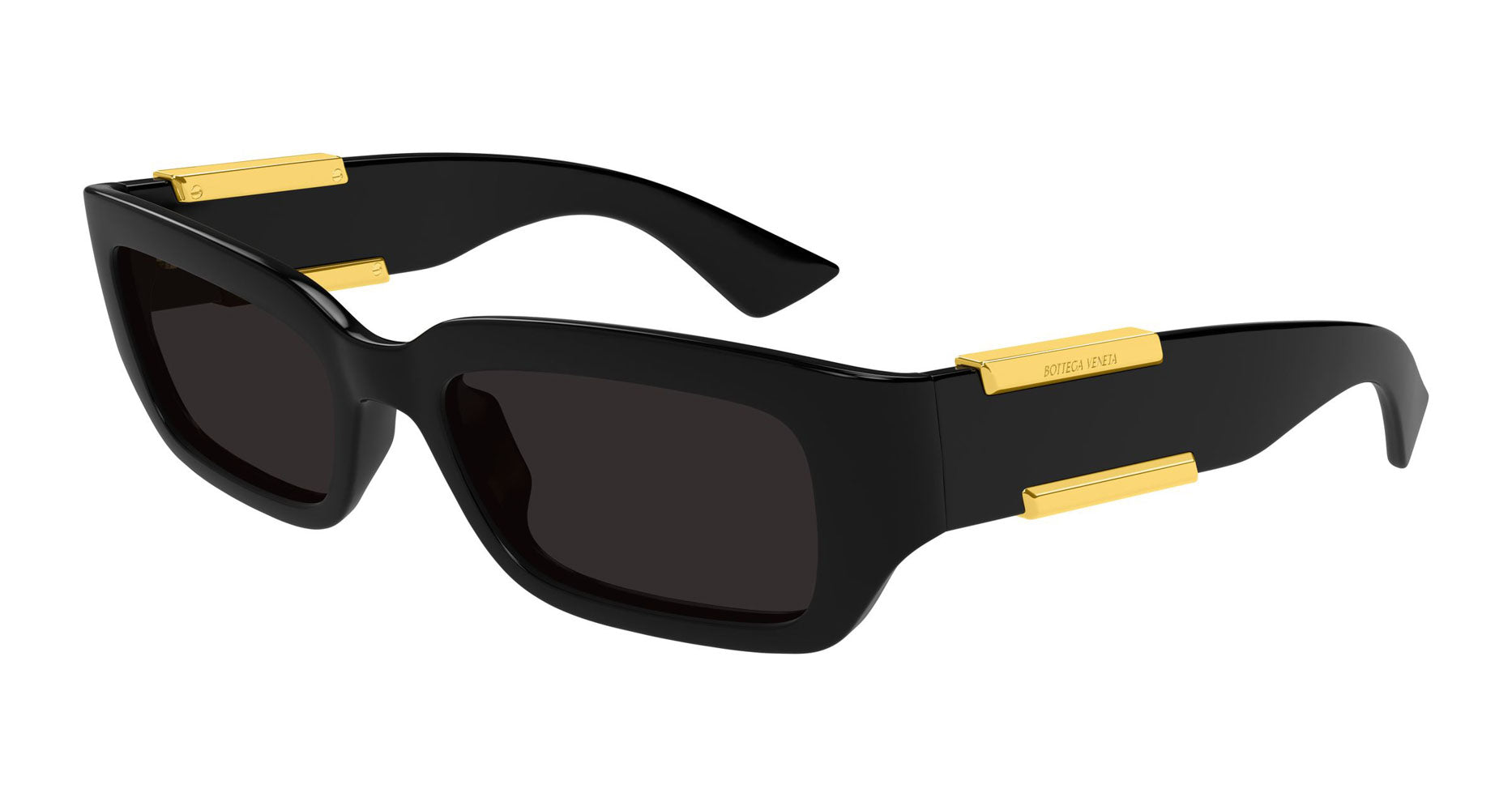 Bottega Veneta BV1406S Rectangle Sunglasses | Fashion Eyewear US