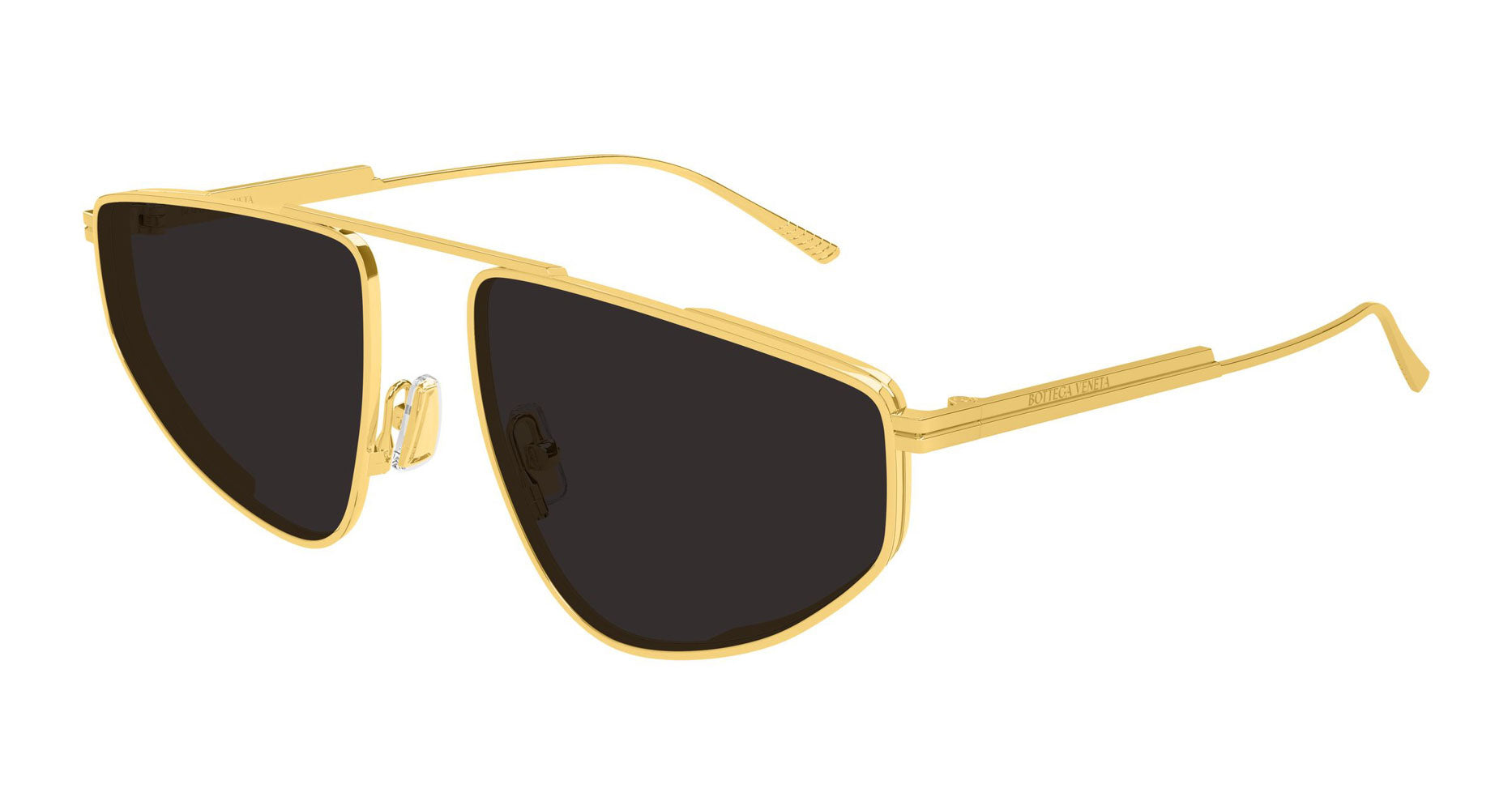Bottega Veneta BV1466S Aviator Sunglasses | Fashion Eyewear US