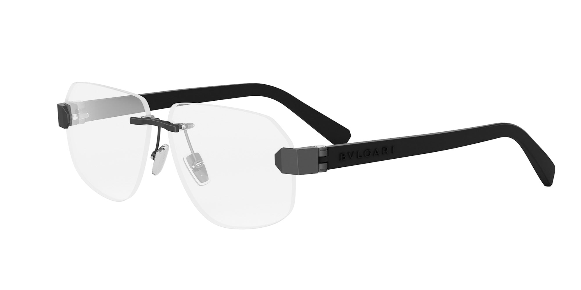 Bvlgari Aluminium BV50058U Square Glasses | Fashion Eyewear US