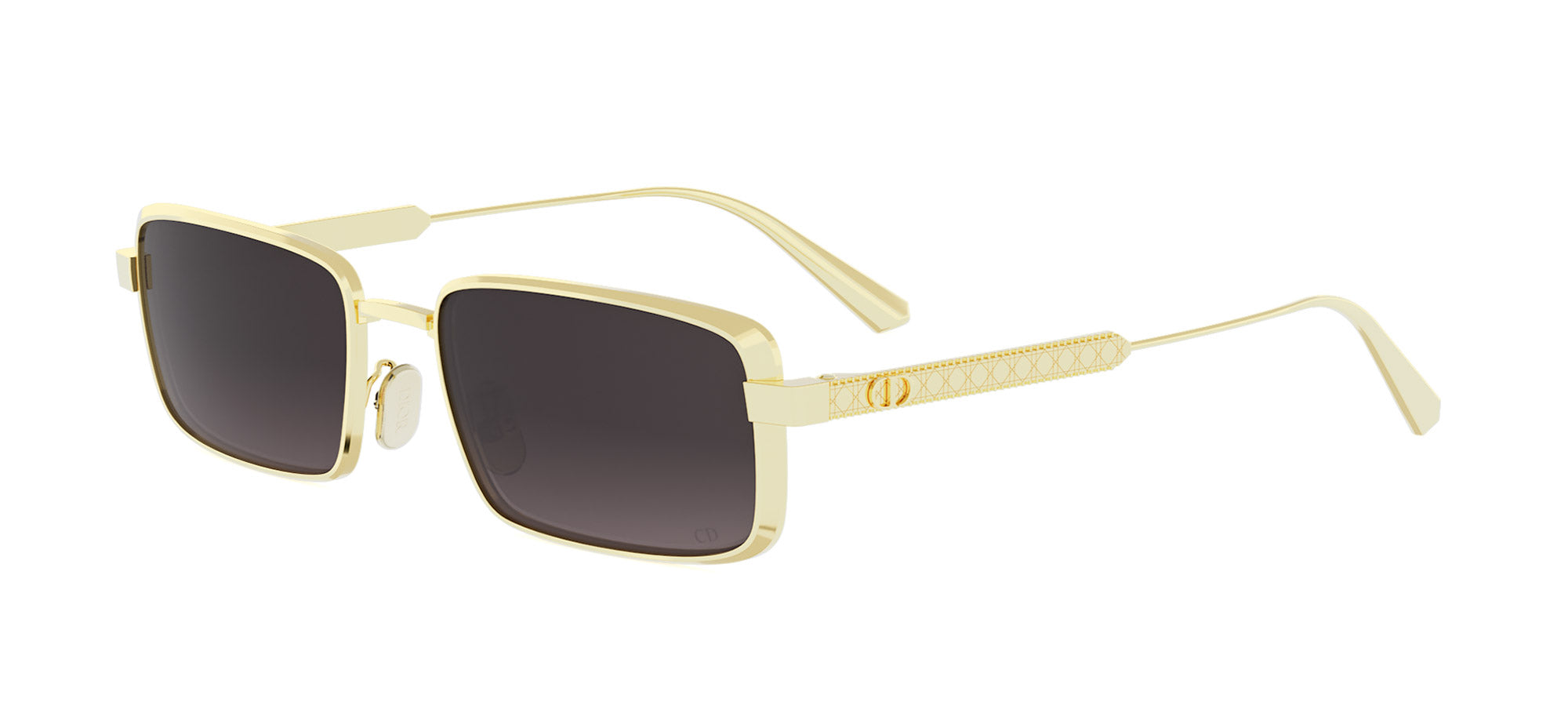 Dior Cannage S2U Rectangle Sunglasses | Fashion Eyewear US
