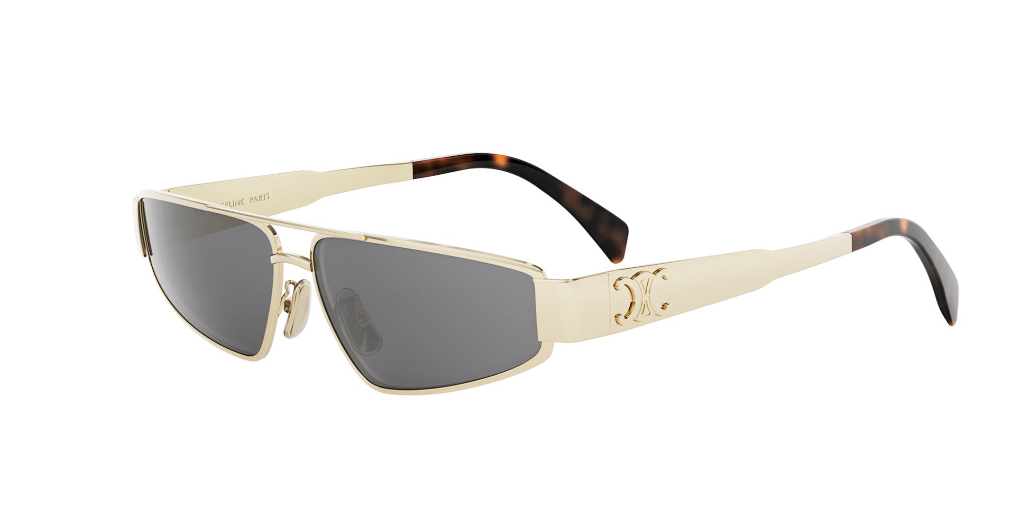 CELINE Metal Triomphe CL40318U Cat Eye Sunglasses | Fashion Eyewear