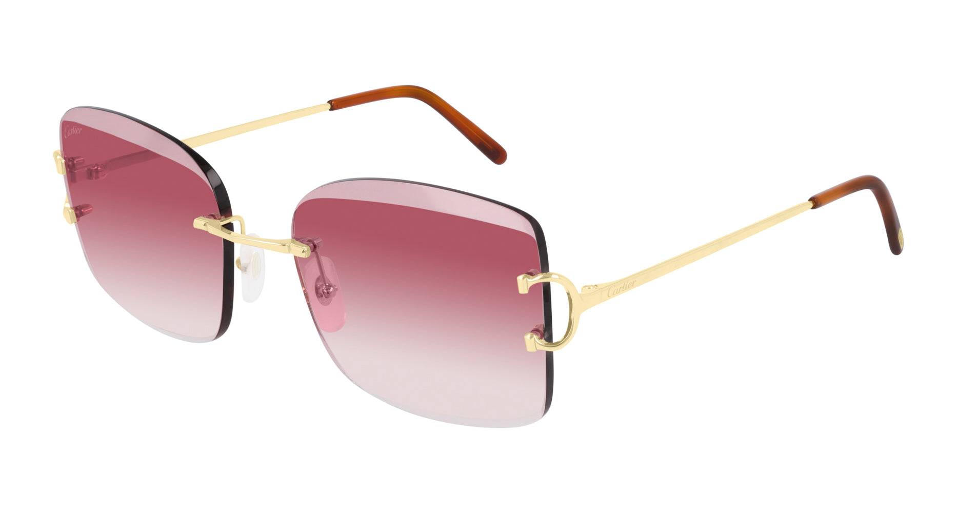Cartier カルティエサングラス Cartier CT0007RS Square Sunglasses | Fashion Eyewear US
