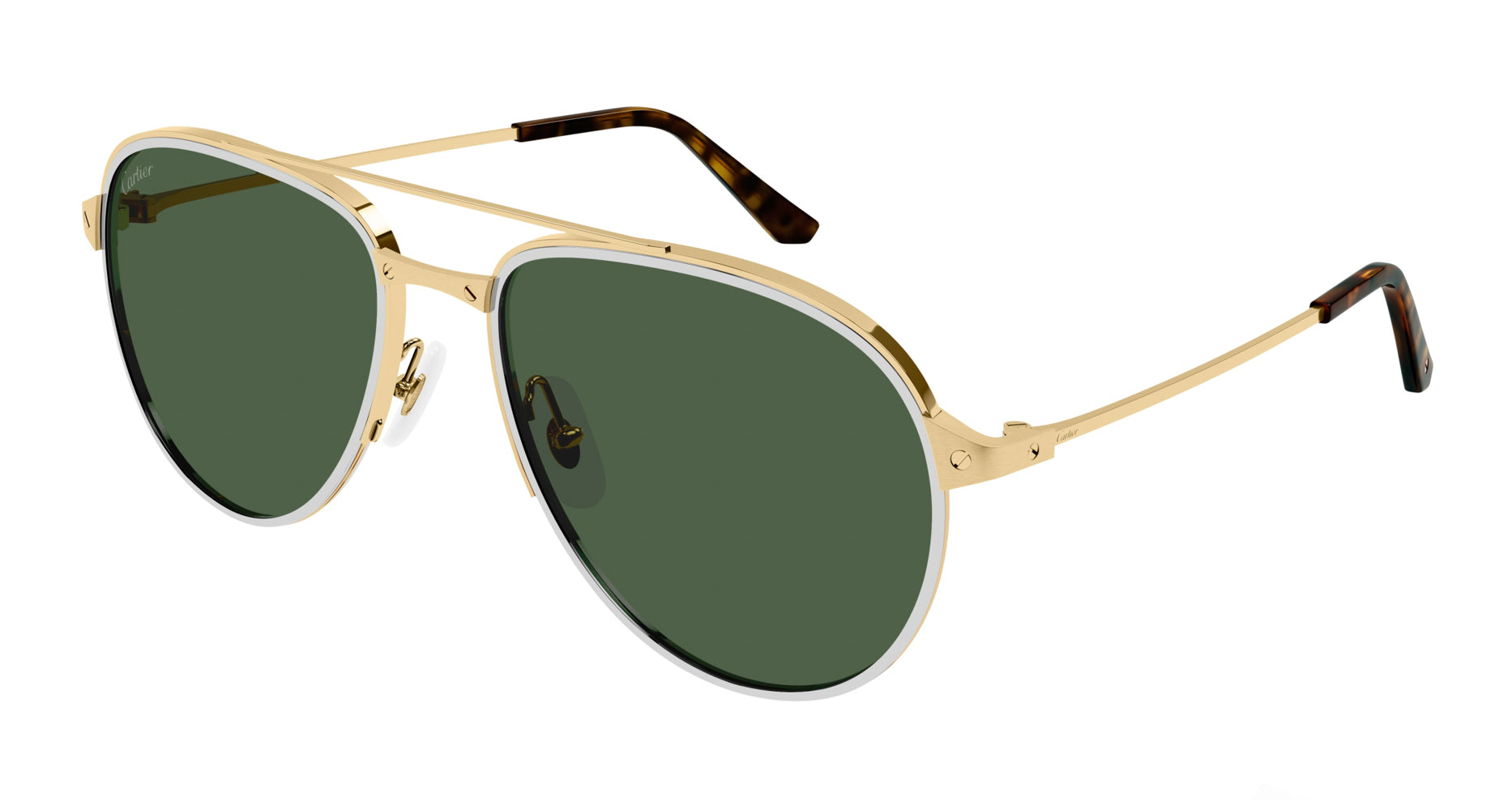 Cartier CT0325S Aviator Sunglasses | Fashion Eyewear display picture 3