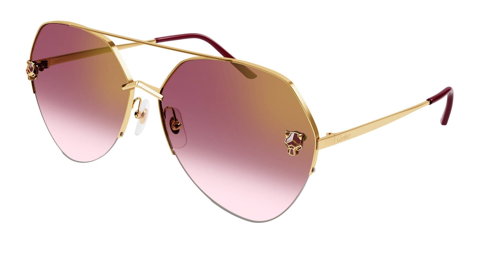 Cartier CT0355S Aviator Sunglasses Fashion Eyewear UK