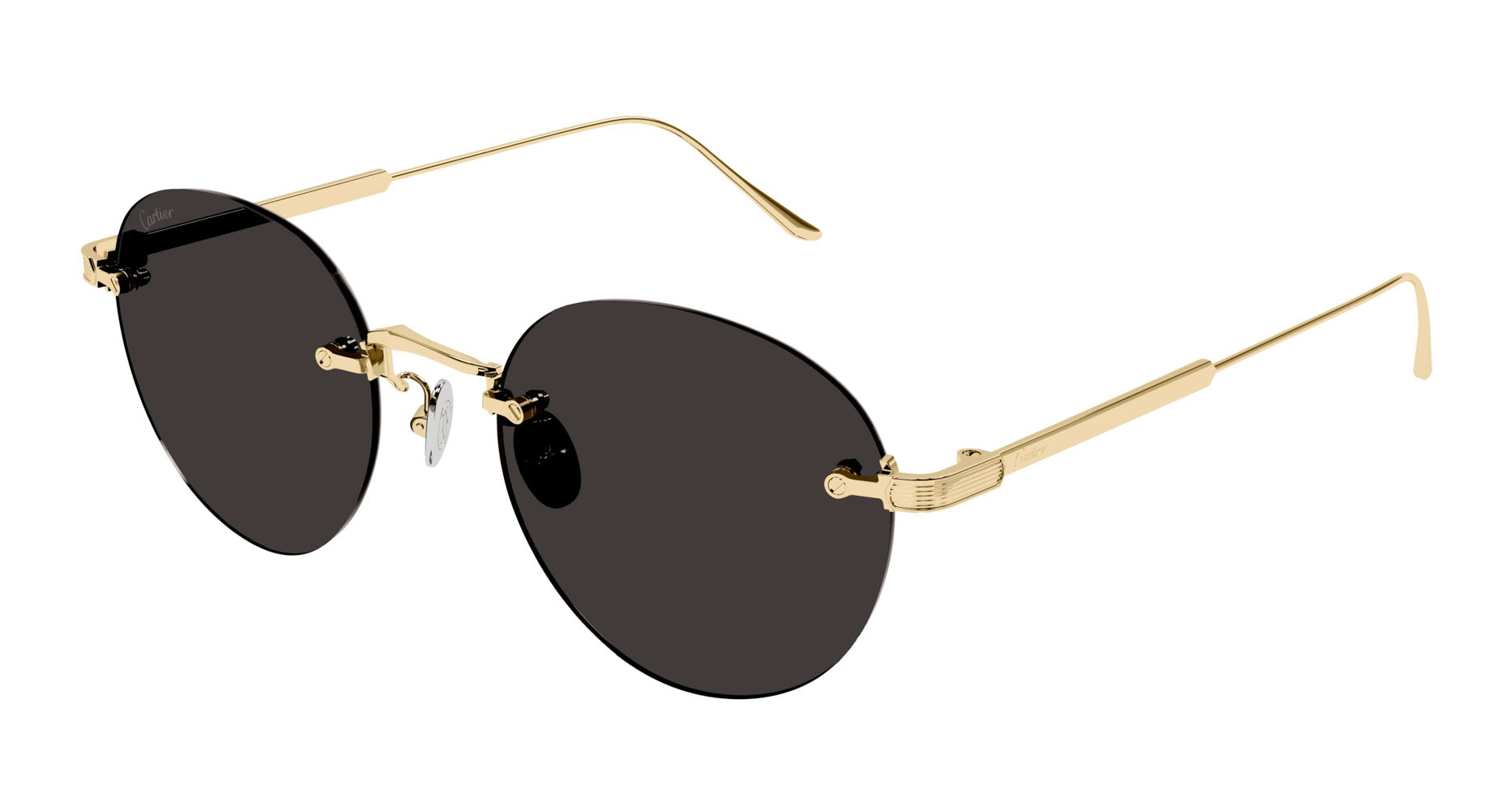 Cartier CT0393S Round Sunglasses | Fashion Eyewear US