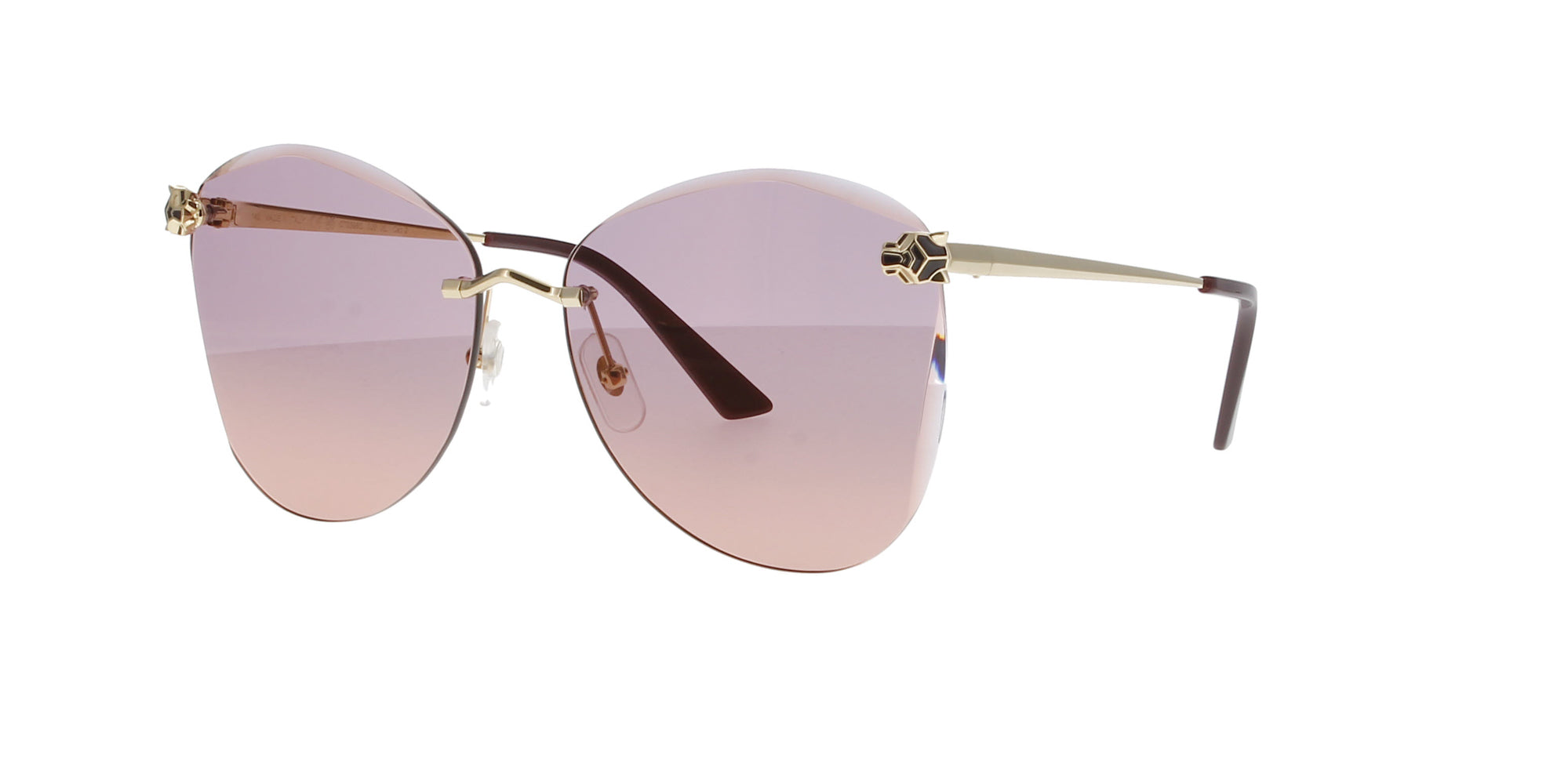 Cartier CT0398S Butterfly Sunglasses | Fashion Eyewear US