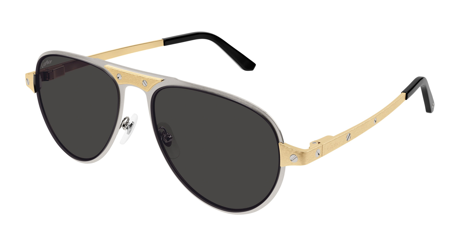 Cartier CT0533S Aviator Sunglasses | Fashion Eyewear US display picture 1