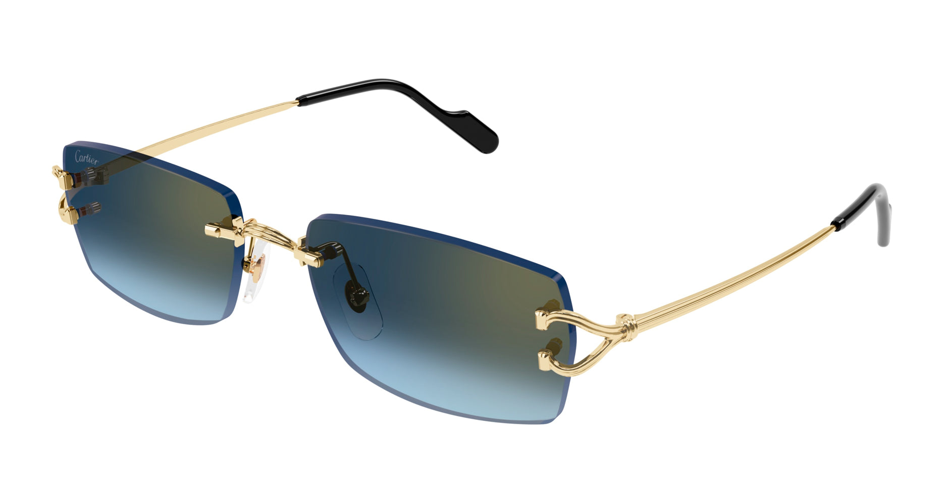 Cartier CT0550S Square Sunglasses | Fashion Eyewear US display picture 3