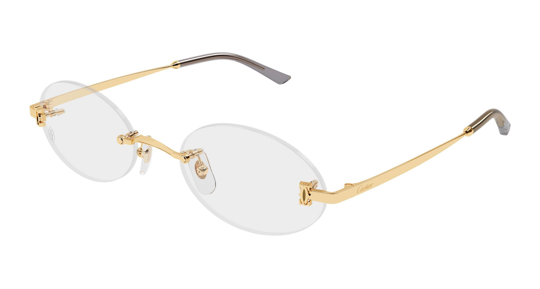 Cartier　フランス製　フルリム メタルオーバル　メガネ Cartier CT0594O Oval Glasses | Fashion Eyewear US