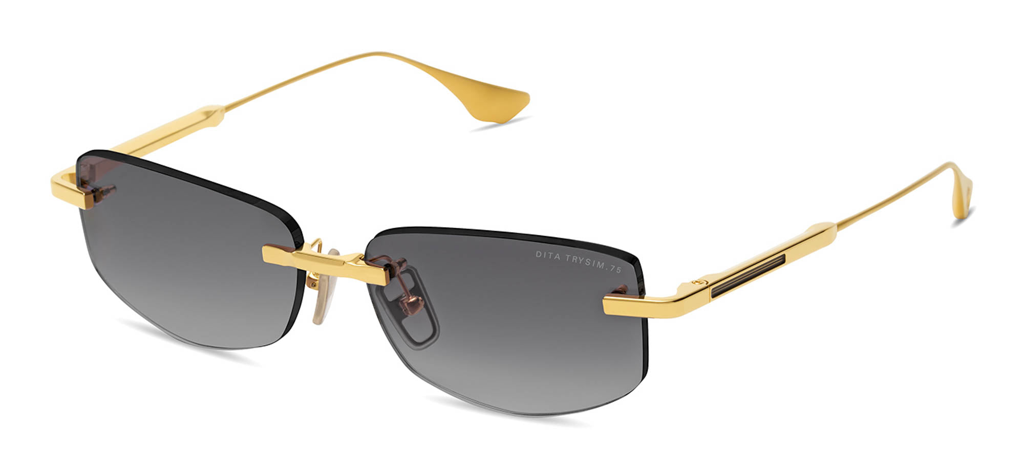 Dita Trysim.75 DTS182 Rectangle Sunglasses | Fashion Eyewear UK