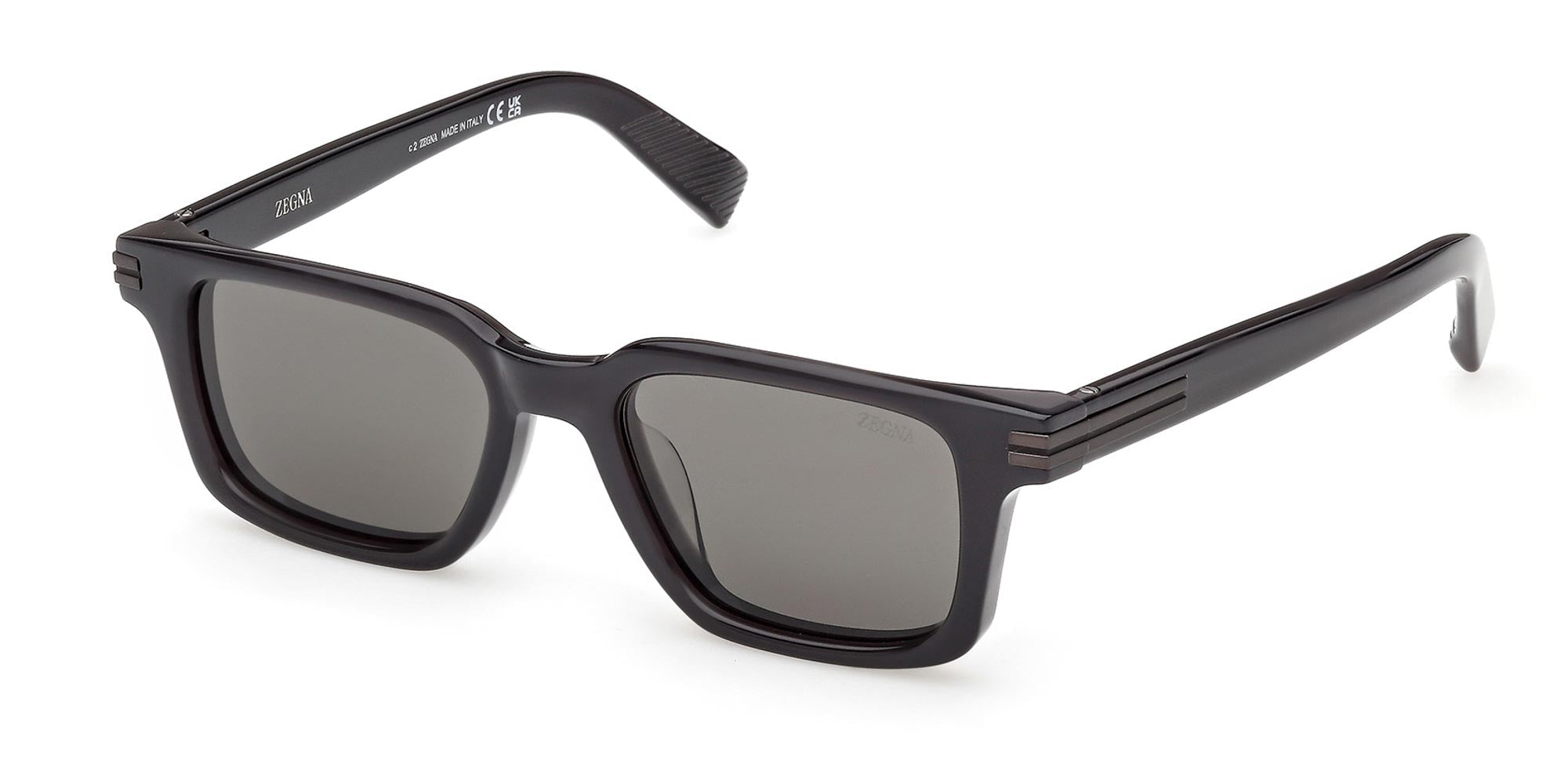 懋懋 Zegna EZ0280 Rectangle Sunglasses | Fashion Eyewear US