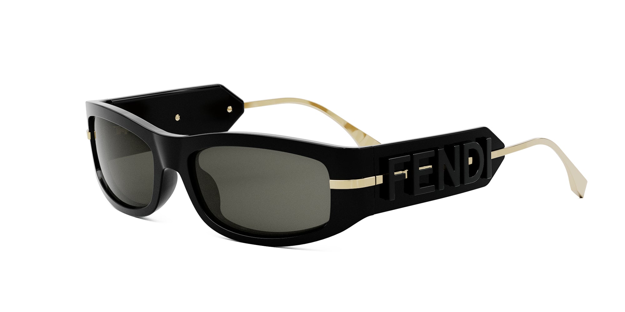 Fendi Fendigraphy FE40120I Rectangle Sunglasses | Fashion 