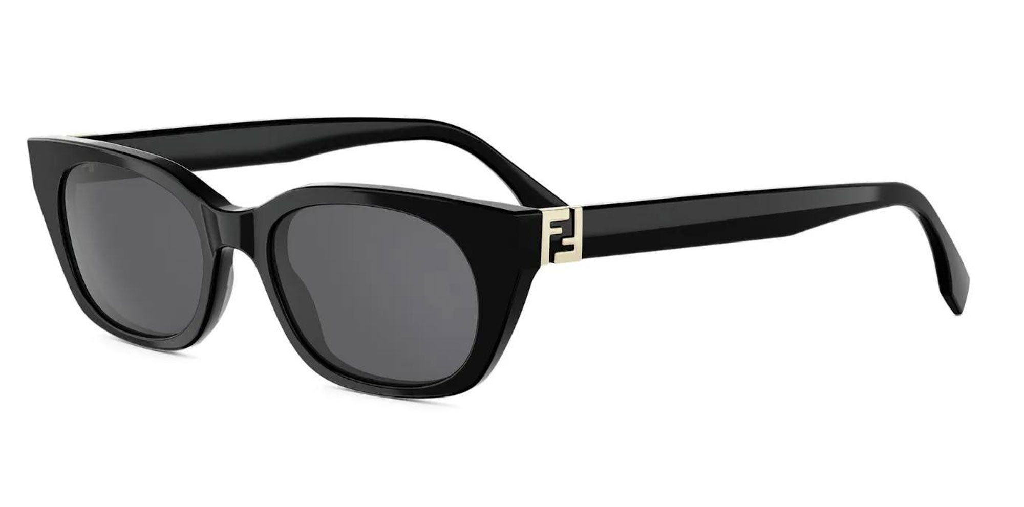 FENDI シースルー アンサンブル ファー付き ブラック size40 Fendi Forever FE40206I Cat Eye Sunglasses | Fashion Eyewear